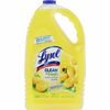 Lysol Clean/Fresh Lemon Cleaner - For Multi Surface - 144 fl oz (4.5 quart) - Clean & Fresh Lemon Scent - 1 Each - Long Lasting, Disinfectant - Yellow