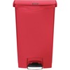 Rubbermaid Commercial Slim Jim 18-gal Step-On Container - Step-on Opening - Hinged Lid - 18 gal Capacity - Manual - Durable, Foot Pedal, Easy to Clean