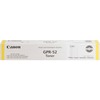 Canon GPR-52 Original Laser Toner Cartridge - Yellow - 1 Each - 11500 Pages