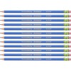 Ticonderoga Pre-Sharpened Erasable Checking Pencils - HB Lead - Blue Lead - 72 / Carton