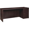 Lorell Prominence 2.0 Right-Pedestal Credenza - 66" x 24"29" , 1" Top - 2 x File Drawer(s) - Single Pedestal on Right Side - Band Edge - Material: Par