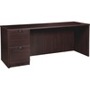 Lorell Prominence 2.0 Left-Pedestal Credenza - 72" x 24"29" , 1" Top - 2 x File Drawer(s) - Single Pedestal on Left Side - Band Edge - Material: Parti