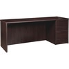 Lorell Prominence 2.0 Right-Pedestal Credenza - 72" x 24"29" , 1" Top - 2 x File Drawer(s) - Single Pedestal on Right Side - Band Edge - Material: Par