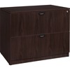 Lorell Prominence 2.0 Lateral File - 36" x 22"29" - 2 x File Drawer(s) - Band Edge - Material: Particleboard - Finish: Espresso Laminate, Thermofused 
