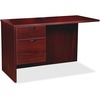 Lorell Prominence 2.0 Left Return - 42" x 24"29" , 1" Top - 2 x File, Box Drawer(s) - Single Pedestal on Left Side - Band Edge - Material: Particleboa