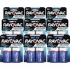 Rayovac High-Energy Alkaline 9-Volt Battery 4-Packs - For Multipurpose - 9V - 9 V DCsapceShelf Life - 12 / Carton
