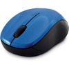 Verbatim Silent Wireless Blue LED Mouse - Blue - Blue LED/Optical - Wireless - Radio Frequency - Blue - 1 Pack - USB Type A - Scroll Wheel - 3 Button(