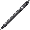 BIC Gel-ocity .7mm Retractable Pen - Medium Pen Point - 0.7 mm Pen Point Size - Retractable - Black Gel-based Ink - 1 Dozen