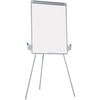 MasterVision Dry-erase Portable Tripod Easel - 29" (2.4 ft) Width x 41" (3.4 ft) Height - White Melamine Surface - Gray Aluminum Frame - Silver Stand 