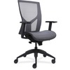 Lorell Mesh High-Back Office Chair with Mesh Seat - High Back - Black - 1 Each