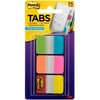 Post-it&reg; Alternating Tabs - 216 Tab(s) - 1" Tab Height x 1.50" Tab Width - Self-adhesive - Green Poly, Orange, Red, Yellow, Pink, Blue Tab(s) - 36
