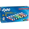 Expo Low-Odor Dry-erase Markers - Fine, Ultra Fine Marker Point - Chisel, Bullet Marker Point Style - Assorted, Blue, Lime, Red, Brown, Orange, Green,