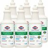 Clorox Healthcare Pull-Top Hydrogen Peroxide Cleaner Disinfectant - Ready-To-Use - 32 fl oz (1 quart) - 6 / Carton - Disinfectant - Clear
