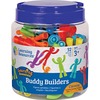 Learning Resources Ages 3+ Buddy Builders Set - Skill Learning: Eye-hand Coordination, Motor Skills, Visual, Imagination, Counting, Sorting, Color Mat