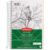 Mead Academy Heavyweight Paper Sketch Journal - 70 Sheets - Wire Bound - 67 lb Basis Weight - 6" x 9" - White Paper - 1 Each