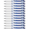 EnerGel EnerGel Pearl Liquid Gel Pens - Fine Pen Point - 0.5 mm Pen Point Size - Needle Pen Point Style - Refillable - Retractable - Blue Gel-based In