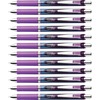 EnerGel EnerGel RTX Liquid Gel Pens - Fine Pen Point - 0.5 mm Pen Point Size - Needle Pen Point Style - Refillable - Retractable - Violet Gel-based In