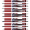 EnerGel EnerGel RTX Liquid Gel Pens - Medium Pen Point - 0.7 mm Pen Point Size - Needle Pen Point Style - Refillable - Retractable - Red Gel-based Ink