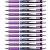EnerGel EnerGel RTX Liquid Gel Pens - Medium Pen Point - 0.7 mm Pen Point Size - Needle Pen Point Style - Refillable - Retractable - Violet Gel-based 