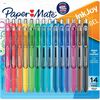 Paper Mate InkJoy Gel Retractable Pen - Medium Pen Point - Retractable - Assorted Gel-based Ink - Assorted Barrel - 14 / Pack