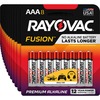 Rayovac Fusion Alkaline AAA Battery 8-Packs - For Multipurpose - AAAsapceShelf Life - 30 / Carton