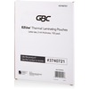 GBC Fusion EZUse Laminating Pouches - Sheet Size Supported: Letter 8.50" Width x 11" Length - Laminating Pouch/Sheet Size: 3 mil Thickness - Glossy - 