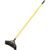 Rubbermaid Commercial Maximizer Push-To-Center 18" Broom - Polypropylene Bristle - 58.1" Overall Length - Steel Handle - 1 Each