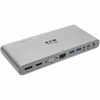 Eaton Tripp Lite Series USB-C Dock, Triple Display - 4K HDMI/DisplayPort, VGA, USB 3.x (5Gbps), USB-A/C Hub Ports, GbE, 100W PD Charging - Thunderbolt