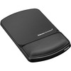 Fellowes Mouse Pad / Wrist Support with Microban&reg; Protection - 0.88" x 6.75" x 10.13" Dimension - Graphite - Polyester, Gel - Wear Resistant, Tear