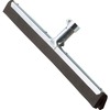 Ettore Wipe 'n Dry Floor Squeegee - 22" Rubber Blade - 1.3" Height x 22" Width x 4" Length - Durable, Rust Resistant, Long Lasting - Steel Gray - 1Eac