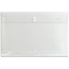 Business Source Legal File Pocket - 8 1/2" x 14" - 1" Expansion - Clear - 1 Each