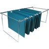 Business Source Premium File Folder Frames - Legal - Metal - Stainless Steel - 6 / Box