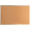 Lorell Bulletin Board - 18" Height x 24" Width - Cork Surface - Long Lasting, Warp Resistant - Silver Aluminum Frame - 1 Each