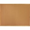 Lorell Bulletin Board - 36" Height x 48" Width - Cork Surface - Long Lasting, Warp Resistant - Brown Oak Frame - 1 Each