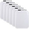 Lorell Personal Whiteboards - 11" (0.9 ft) Width x 8.5" (0.7 ft) Height - White Melamine Surface - White Plastic Frame - Rectangle - 6 / Bundle