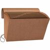 Business Source Letter Recycled Expanding File - 8 1/2" x 11" - 21 Pocket(s) - Brown - 30% Recycled - 1 Each
