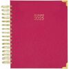 At-A-Glance Harmony 2024 Hardcover Daily Monthly Planner, Berry, Medium, 7" x 8 3/4" - Medium Size - Daily, Monthly - 12 Month - January 2025 - Decemb