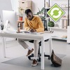 Ecotex&reg; Enhanced Polymer Rectangular Chair Mat with Anti-Slip Backing for Hard Floors - 30" x 48" - Hard Floor, Pile Carpet, Home, Office - 48" Le