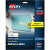 Avery&reg; Easy Peel Address Label - 1" Width x 2 5/8" Length - Permanent Adhesive - Rectangle - Inkjet - White, Gold - Paper - 30 / Sheet - 10 Total 