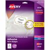 Avery Self-Adhesive Removable Name Tag Labels with Gold Metallic Border - 120 / Pack - 2.33" Holding Width x 3.38" Holding Height - Rectangular Shape 