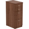 Lorell Relevance Series 4-Drawer File Cabinet - 15.5" x 23.6"40.4" - 4 x File, Box Drawer(s) - Material: Laminate - Finish: Walnut