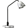 Lorell 7-watt LED Desk Lamp - 20.9" Height - 6.9" Width - 7 W LED Bulb - Desk Mountable - Silver - for Home, Office, School