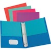 Oxford Letter Recycled Pocket Folder - 8 1/2" x 11" - 100 Sheet Capacity - 2 Pocket(s) - Assorted - 10% Recycled - 50 / Box