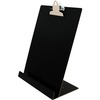 Saunders Document/Tablet Holder Stand - 12.3" x 9.5" x 5" - Aluminum - 1 Each - Black