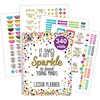 Teacher Created Resources Confetti Lesson Planner - Academic - 40 Week - Wire Bound - Multi - 11" Height x 8.5" Width - Appointment Schedule, Event Pl