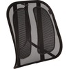 Fellowes Office Suites&trade; Mesh Back Support - Strap Mount - Black - Mesh Fabric