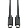 Eaton Tripp Lite Series USB-C Cable (M/M) - USB 3.2, Gen 1 (5 Gbps), 5A Rating, Thunderbolt 3 Compatible, 6 ft. (1.83 m) - 5.91 ft Thunderbolt 3 Data 