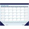 House of Doolittle Contempo Desk Pad - Large Size - Professional - Julian Dates - Monthly - 12 Month - January - December - 1 Month Single Page Layout