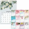 Blueline Romantic Floral Wall Calendar - Julian Dates - Monthly - 12 Month - January 2024 - December 2024 - 17" x 12" Sheet Size - Twin Wire - Floral 