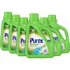 Purex Natural Elements Liquid Detergent - For Clothing - 75 fl oz (2.3 quart) - Linen, Lilies Scent - 6 / Carton - Hypoallergenic, Dye-free, Cleanse, 